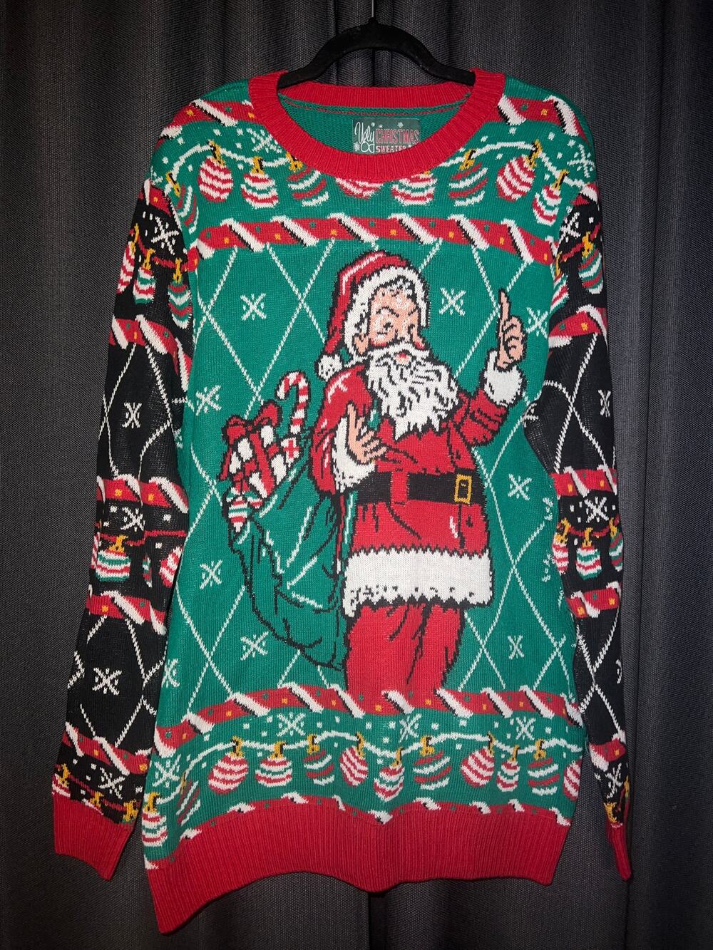 Ugly Christmas Sweater Xmas Size XL
